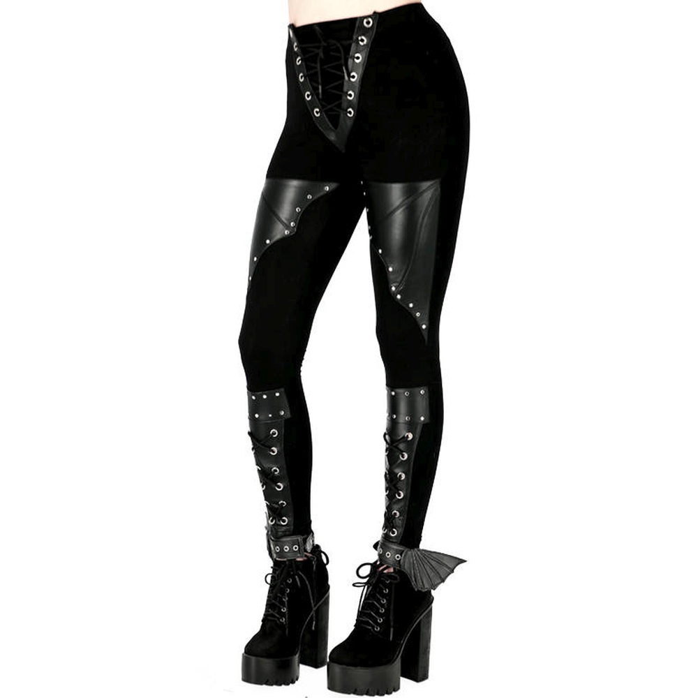 Restyle - Bat Leggings - Noir